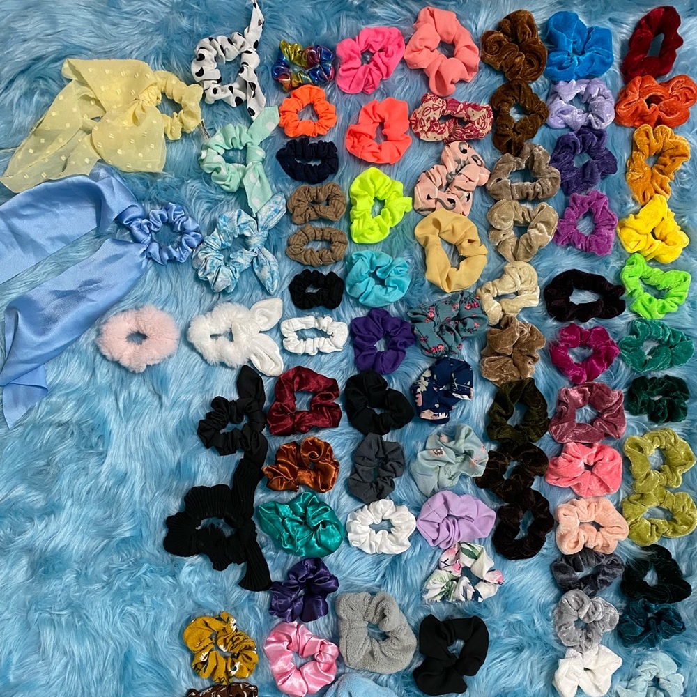 81 Variety Scrunchies NOT USED!!!